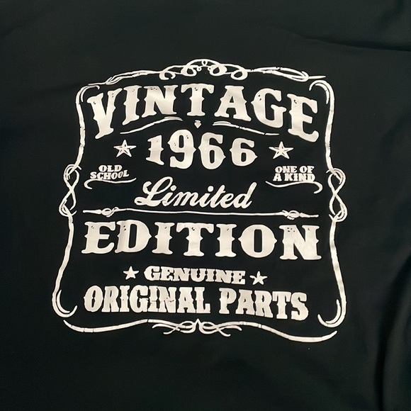 1966 Birthday Vintage Tee Shirt T-Shirt Men’s XXL Black and White Top - Picture 2 of 4